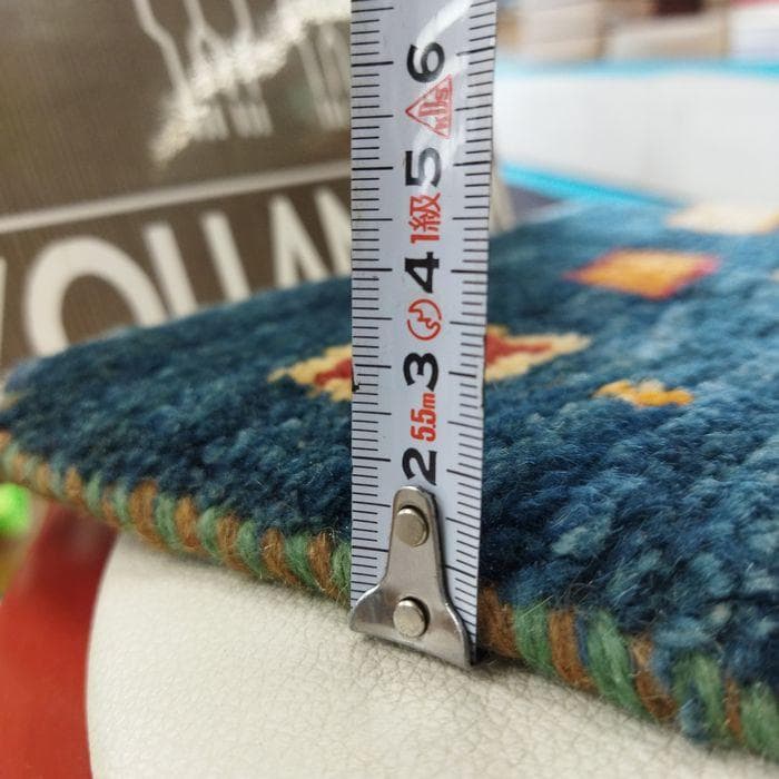 値下げ交渉ミニギャベ●29×30㎝●手織●本物●新品未使用 遊牧民が紡ぐギャッベ