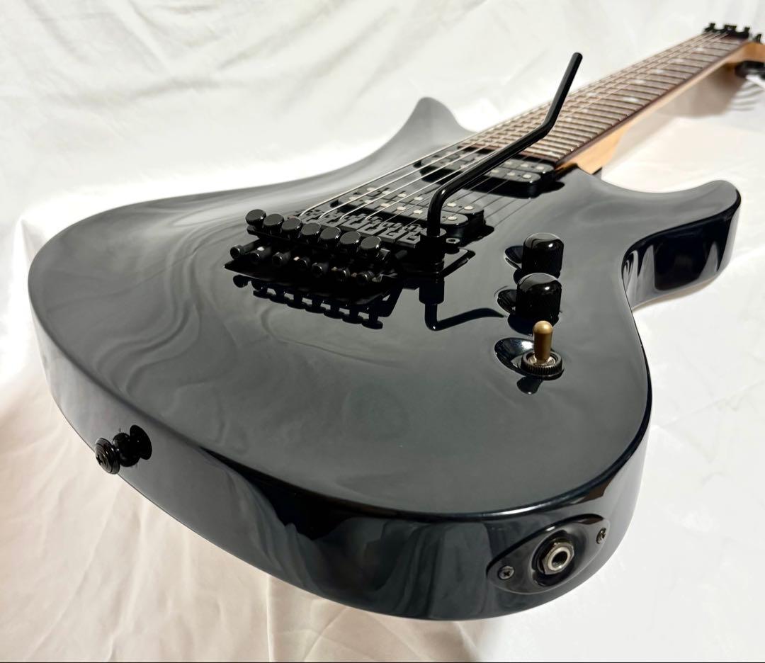 【新品弦張替済】Progauge 7弦ギター フロイドローズ シェクター