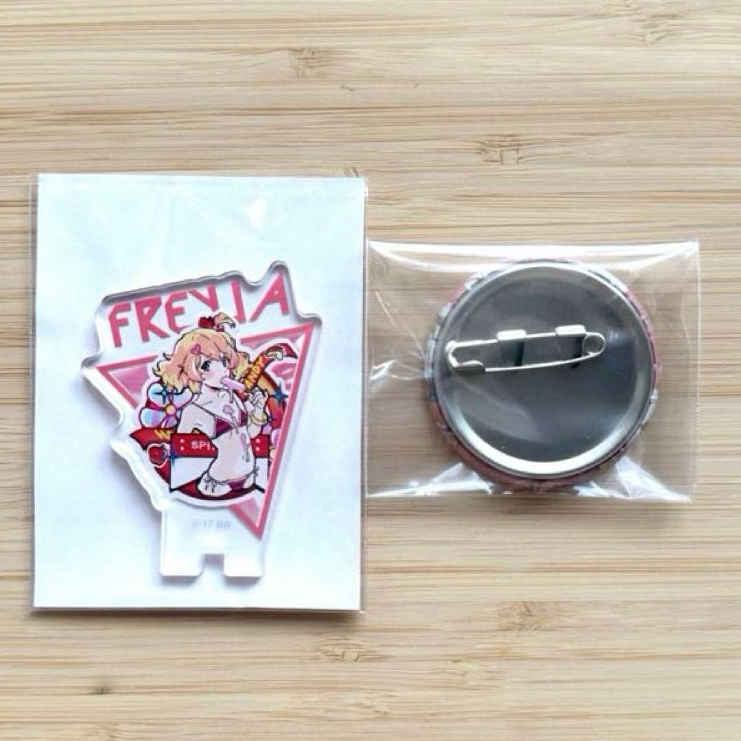 フレイア ボトルキャップ 缶バッジ ガチャ ワルキューレは裏切らない マクロスΔ