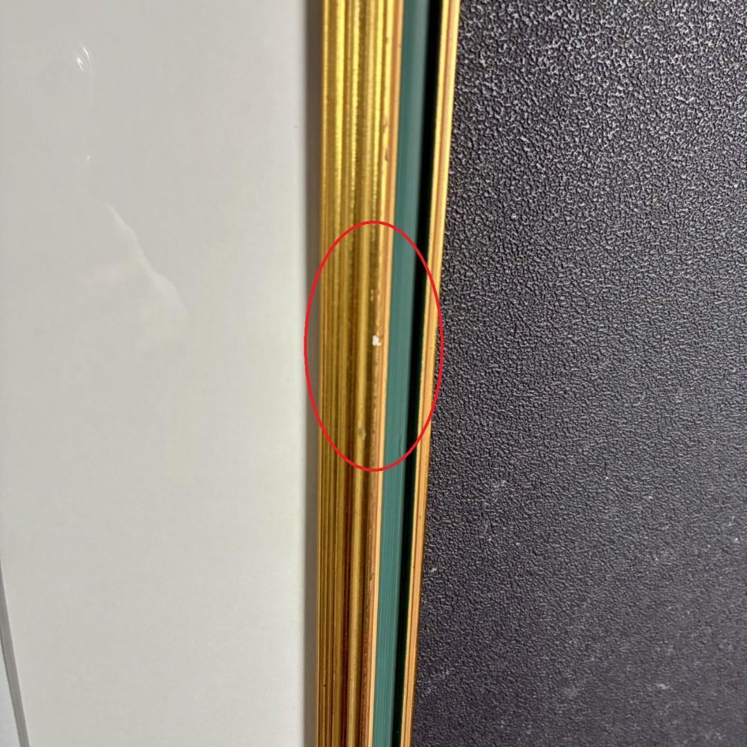 美品 小田切訓「雪のノイシュバンシュタイン城」シルクスクリーン 直筆サイン入り