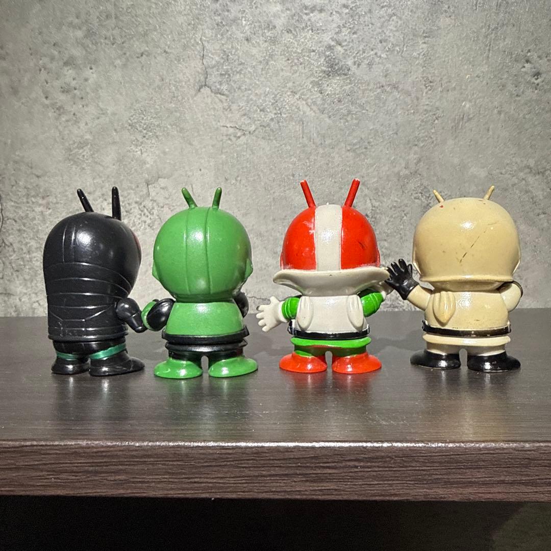 仮面ライダー ミニソフビ 4体まとめ売り