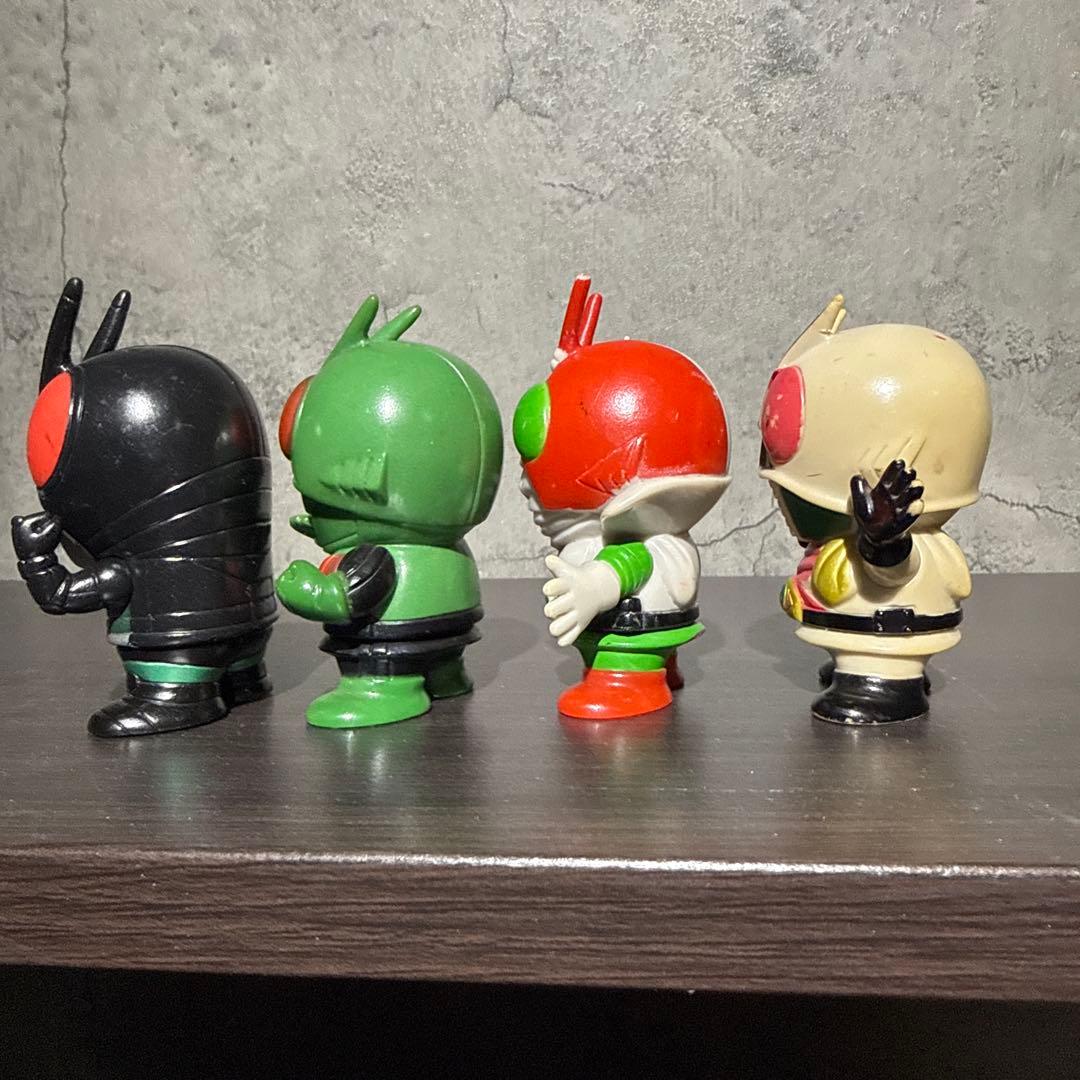 仮面ライダー ミニソフビ 4体まとめ売り