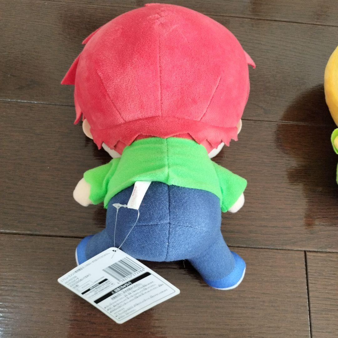 おすわりBIGぬいぐるみ カラフルピーチ セット