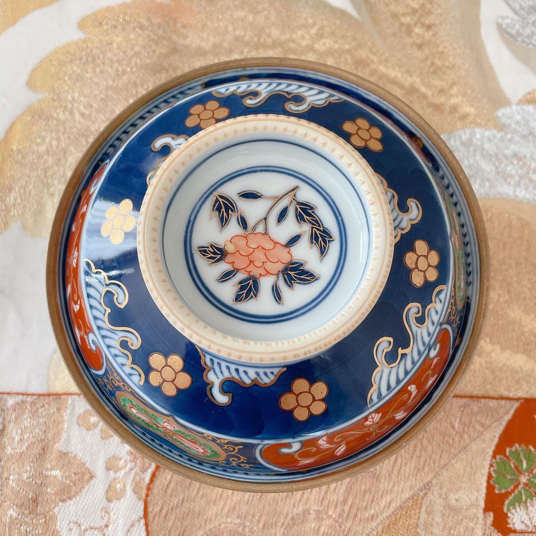 有田焼 藤太郎窯（金峰藤太郎窯） 金彩 古伊万里様式 蓋付椀 煮物椀 蓋物