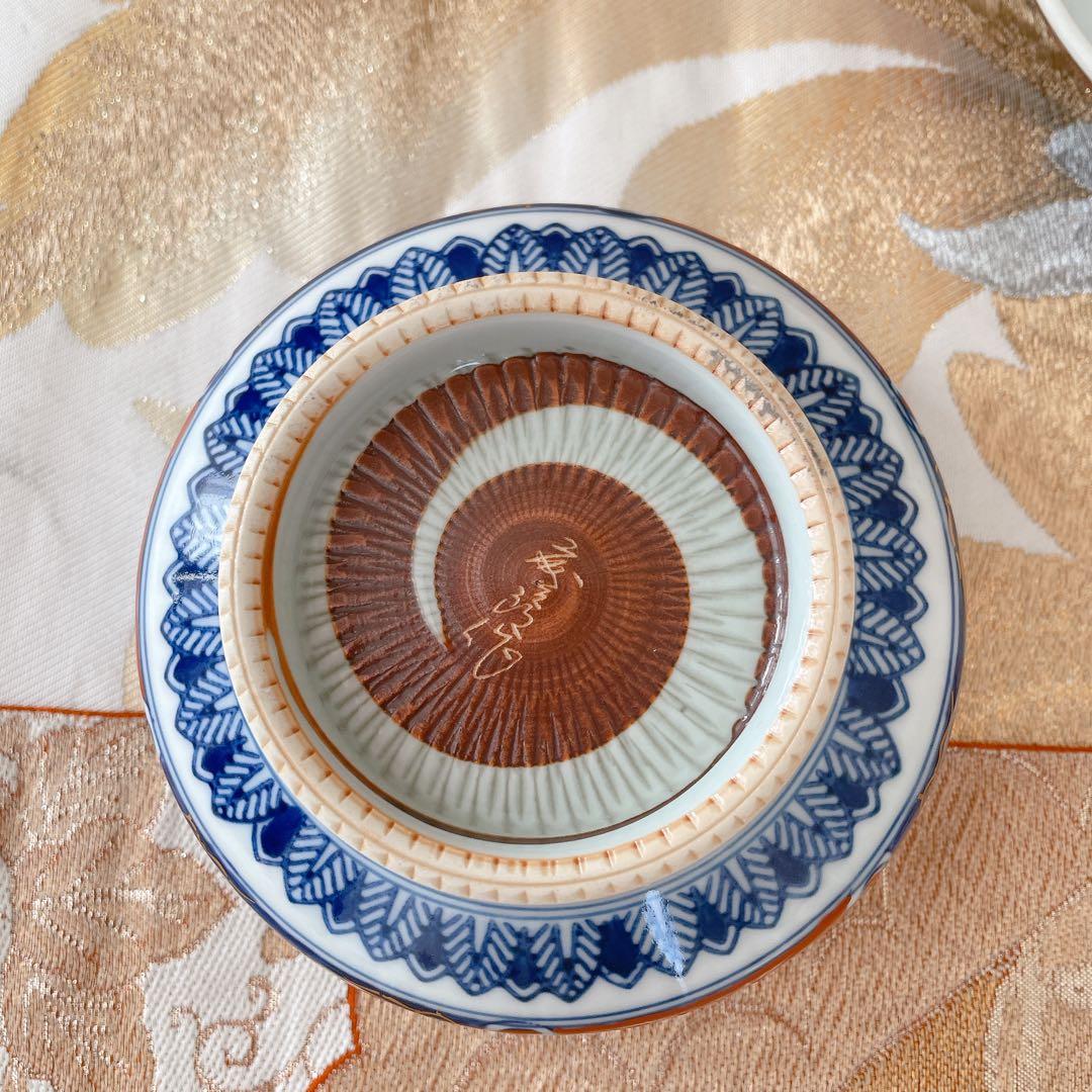 有田焼 藤太郎窯（金峰藤太郎窯） 金彩 古伊万里様式 蓋付椀 煮物椀 蓋物