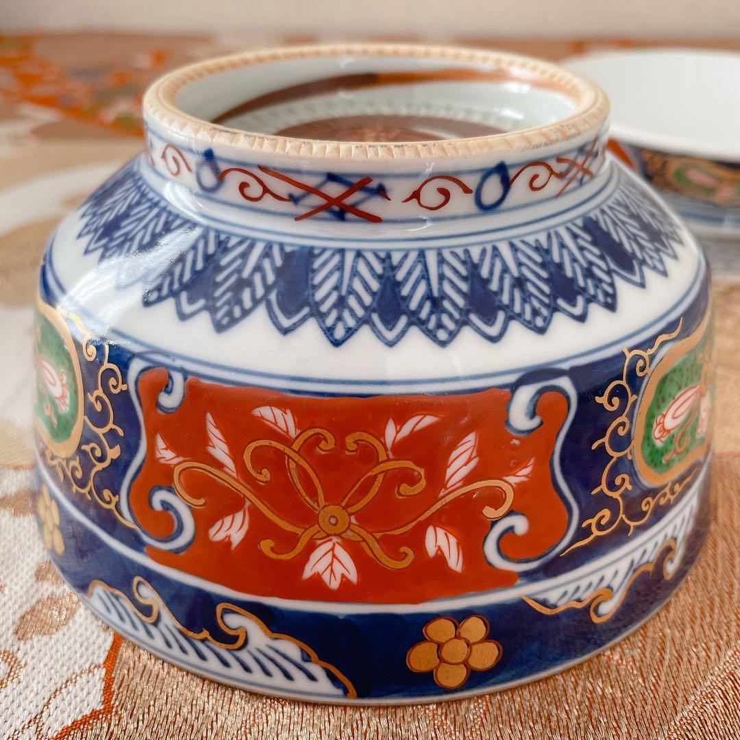 有田焼 藤太郎窯（金峰藤太郎窯） 金彩 古伊万里様式 蓋付椀 煮物椀 蓋物