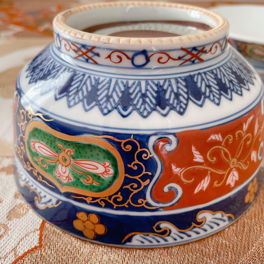 有田焼 藤太郎窯（金峰藤太郎窯） 金彩 古伊万里様式 蓋付椀 煮物椀 蓋物