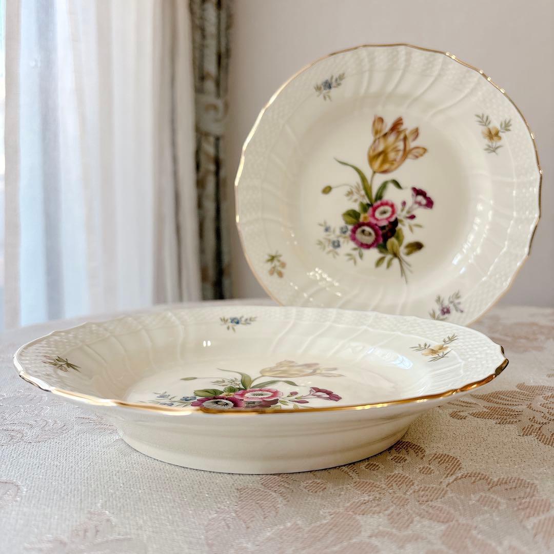 未使用❤️ヴィンテージ❤️ロイヤルコペンハーゲン❤️フリセンボー❤️皿　20センチ　ペア