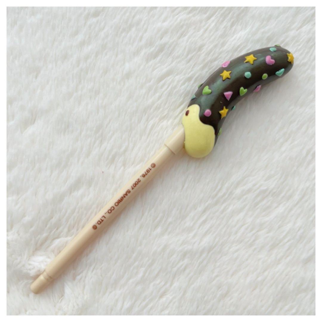 希少 レトロ ハローキティ チョコバナナ 屋台シリーズ ボールペン 2007年製