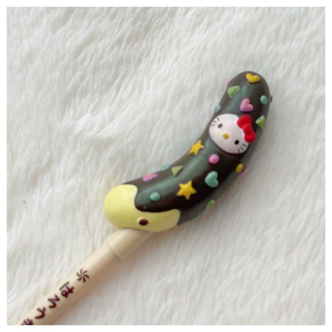 希少 レトロ ハローキティ チョコバナナ 屋台シリーズ ボールペン 2007年製