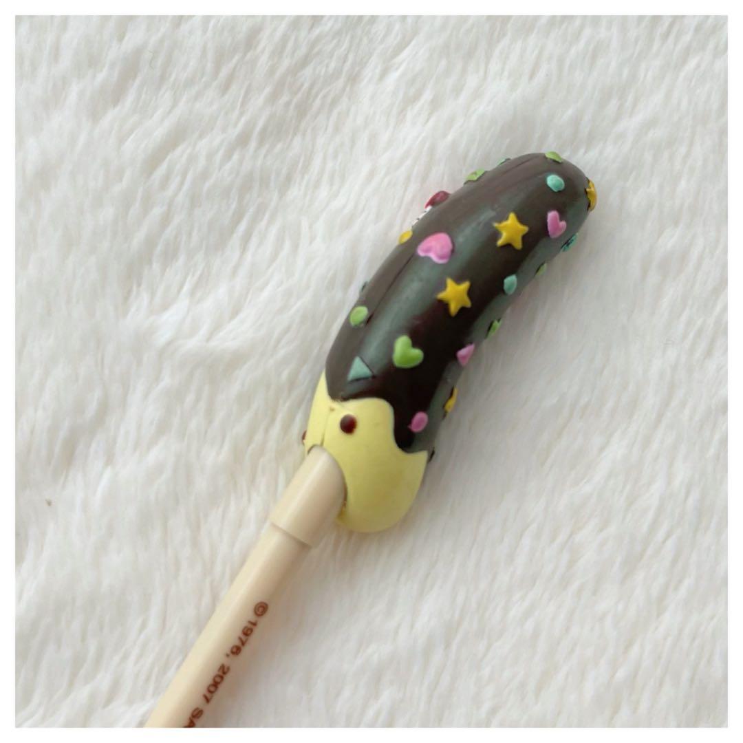 希少 レトロ ハローキティ チョコバナナ 屋台シリーズ ボールペン 2007年製