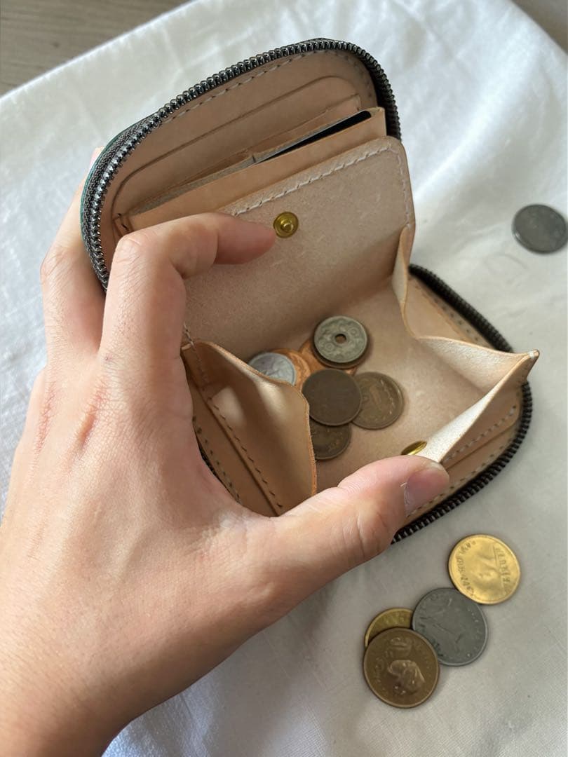 ラウンドファスナーミニウォレット