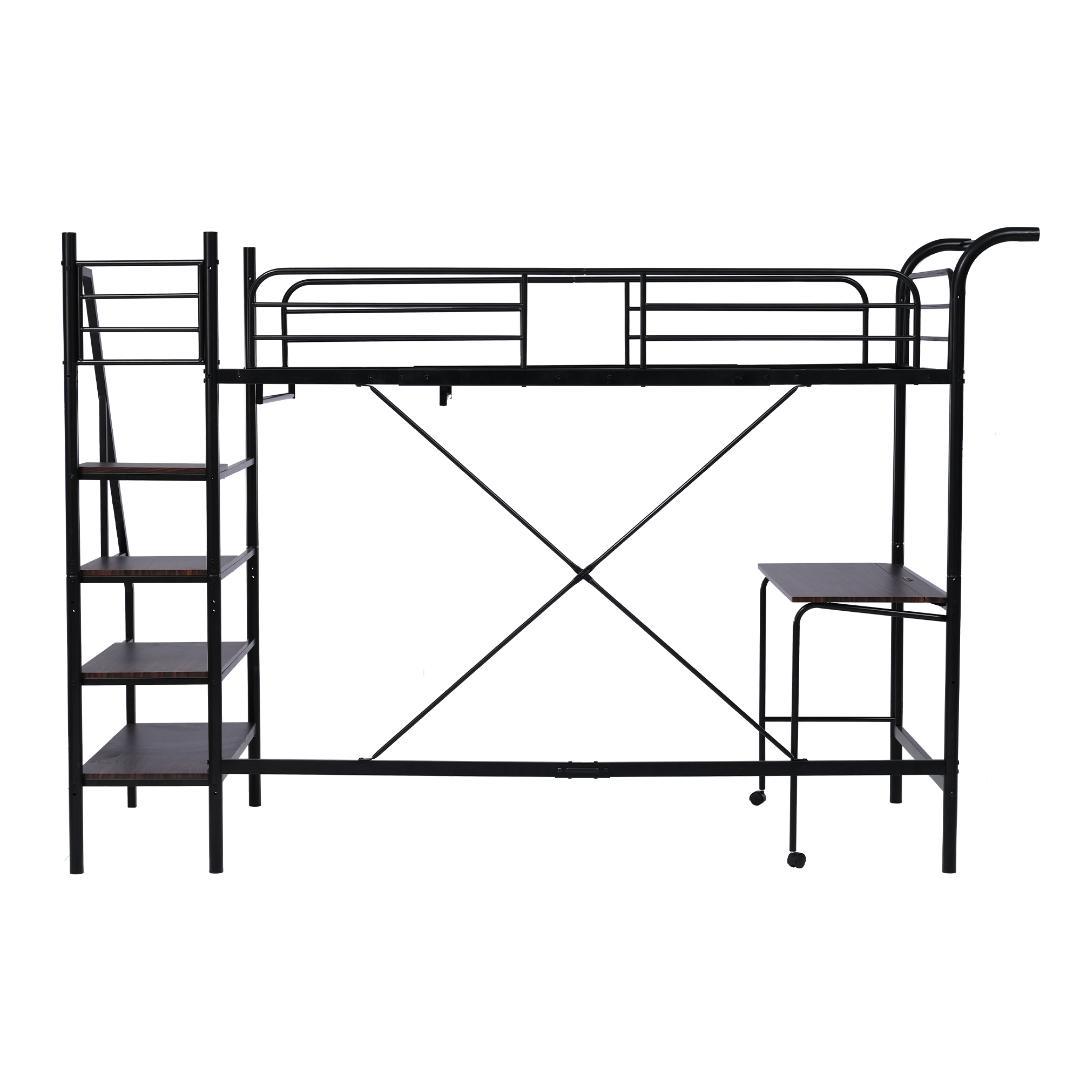 超人気✨！システムベット ロフトベッド（S） デスク・コンセント付きBLACK