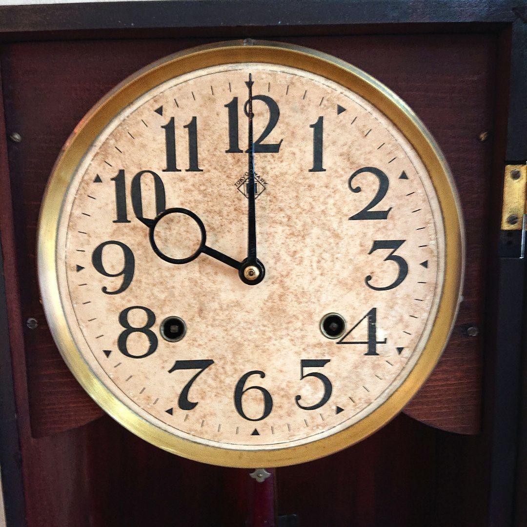 柱時計 ゼンマイ 日比野時計