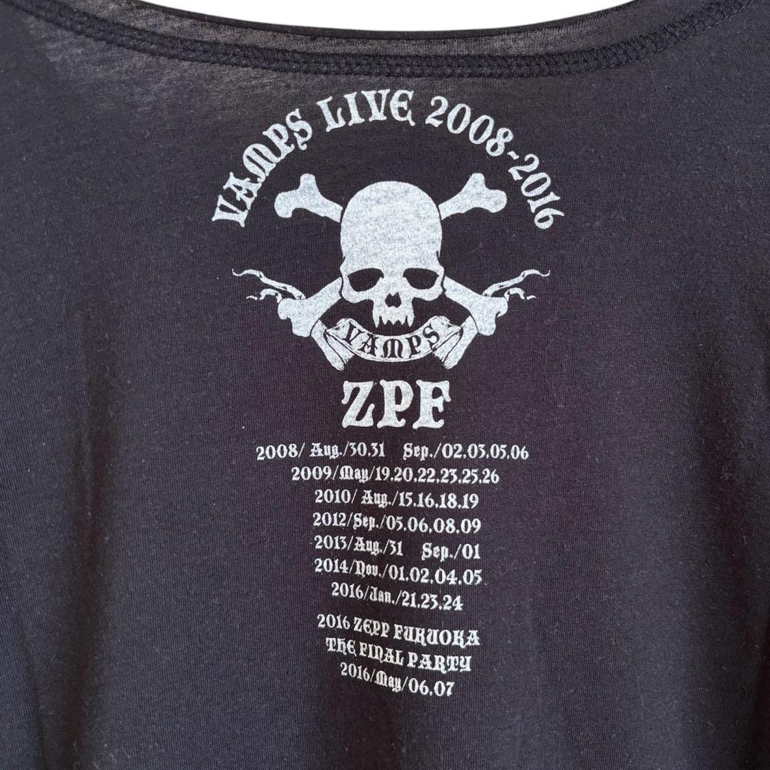 VAMPS THE FINAL PARTY ZEPP 福岡 Ｔシャツ