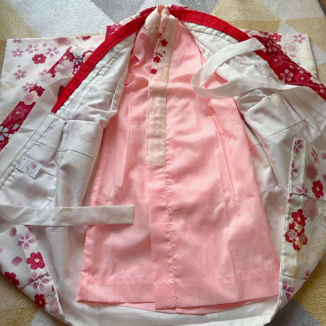 【お洒落】七五三 3歳 　女の子　着物・襦袢・被布セット