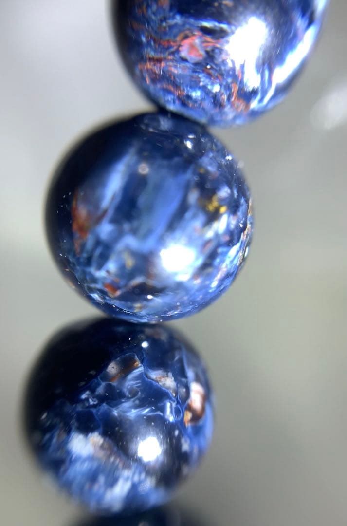 ⭐️希少石⭐️ブルーピーターサイト　ブレスレット　テンペストストーン