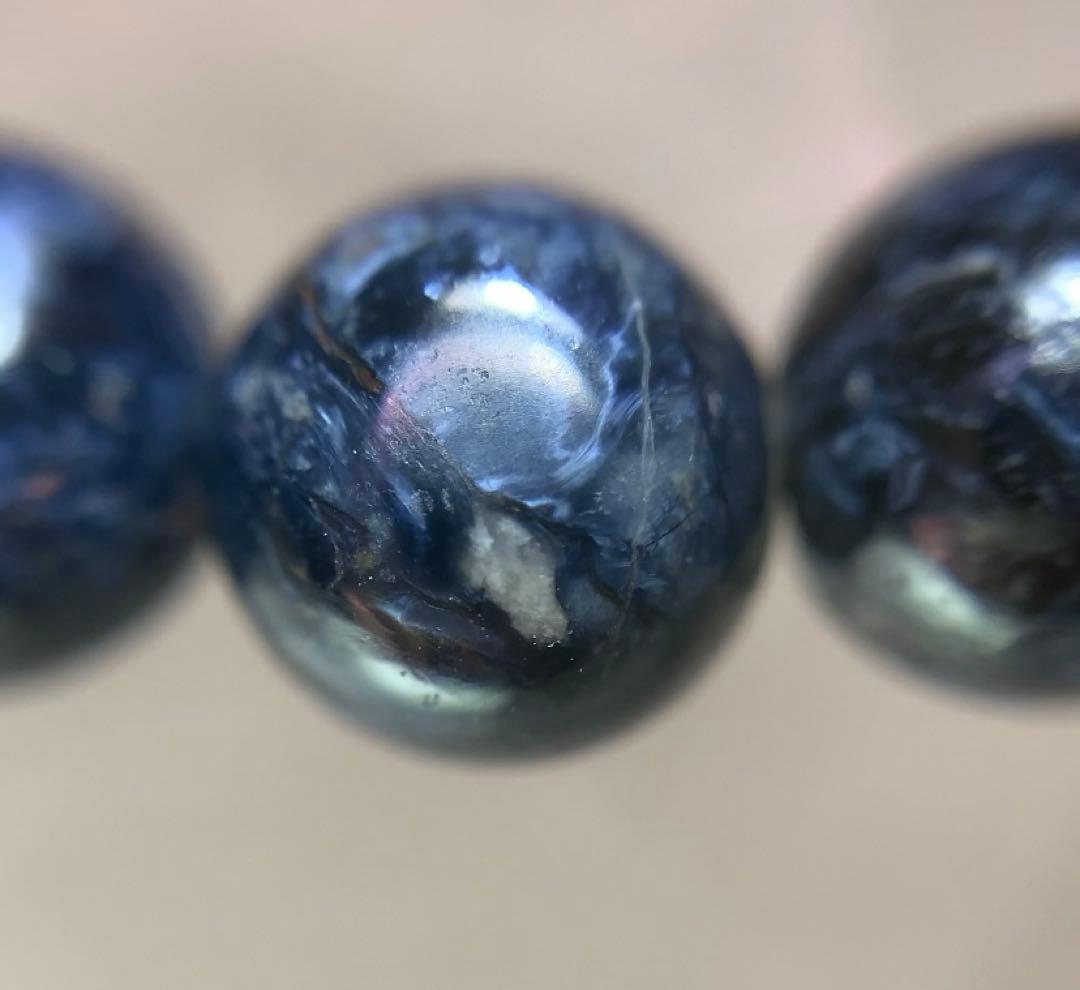 ⭐️希少石⭐️ブルーピーターサイト　ブレスレット　テンペストストーン