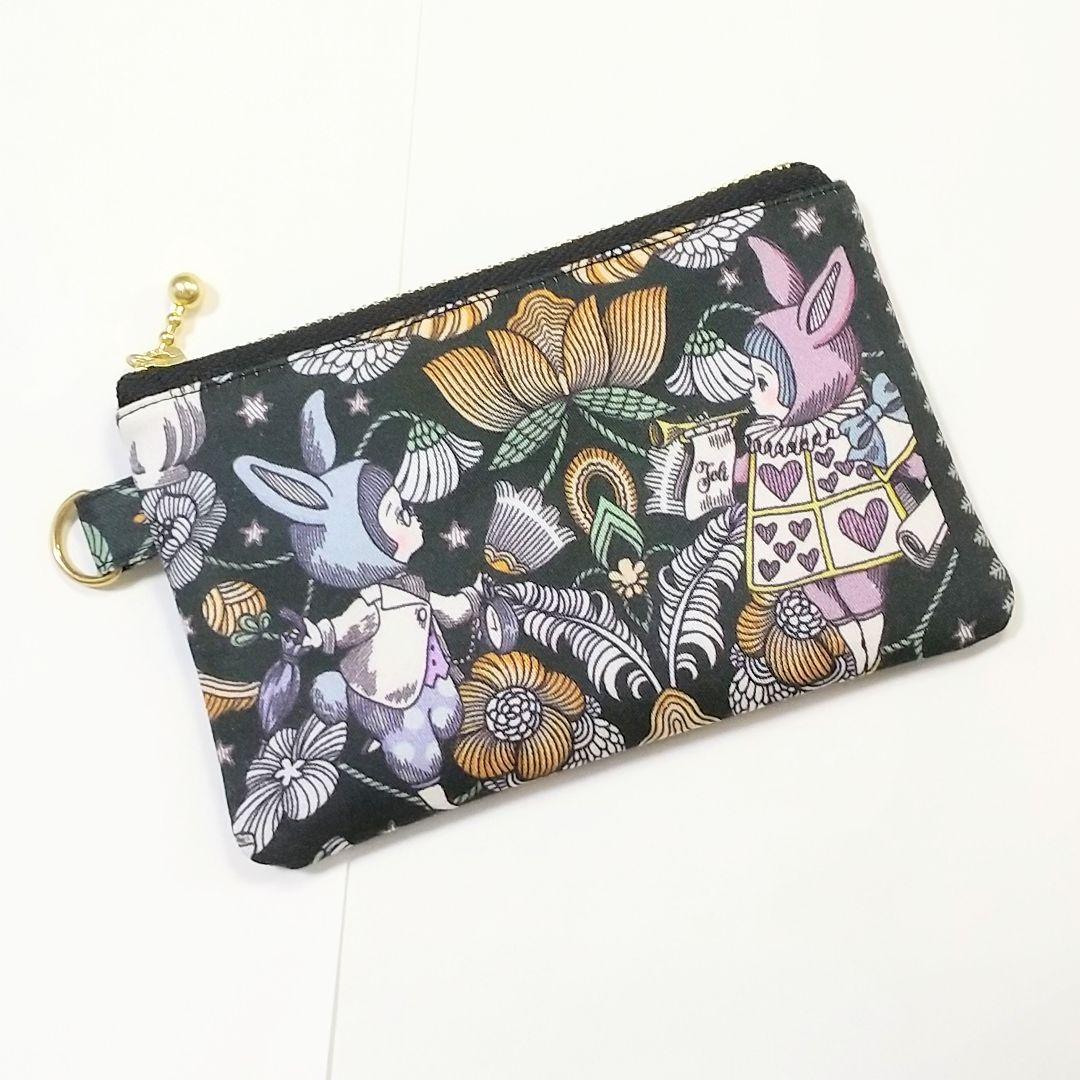 専用★ ジョリーフルール 黒 フラットポーチ オーダー 2点