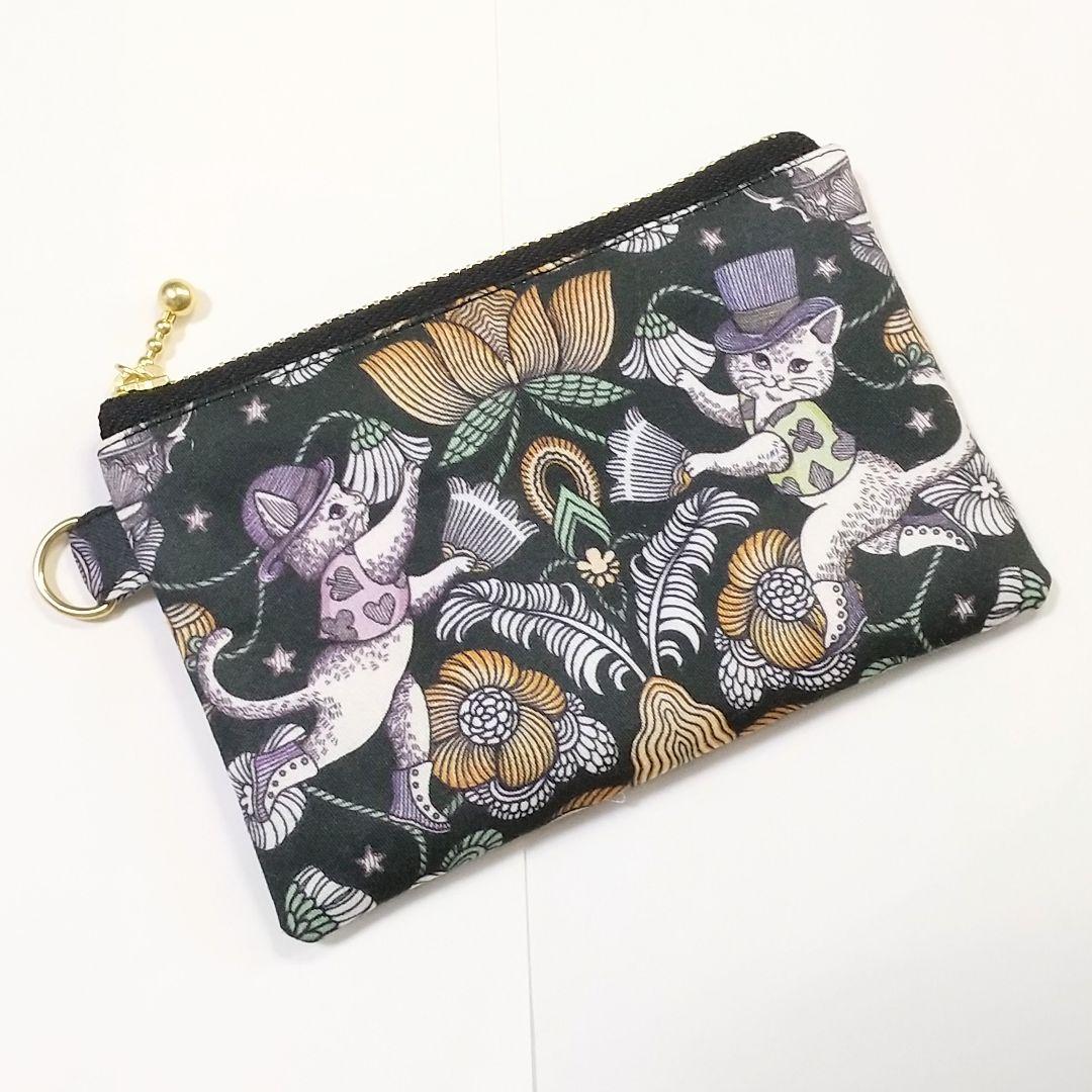 専用★ ジョリーフルール 黒 フラットポーチ オーダー 2点