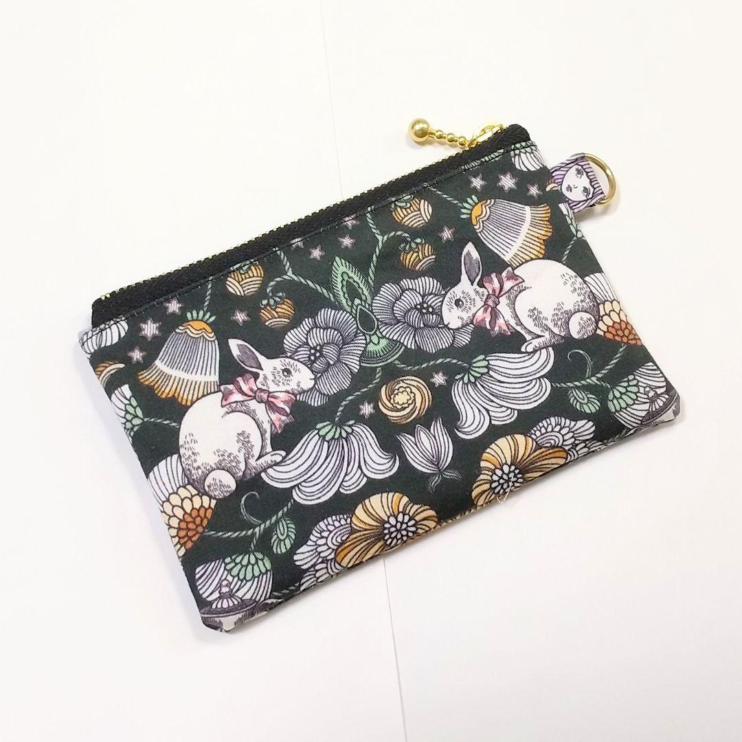 専用★ ジョリーフルール 黒 フラットポーチ オーダー 2点