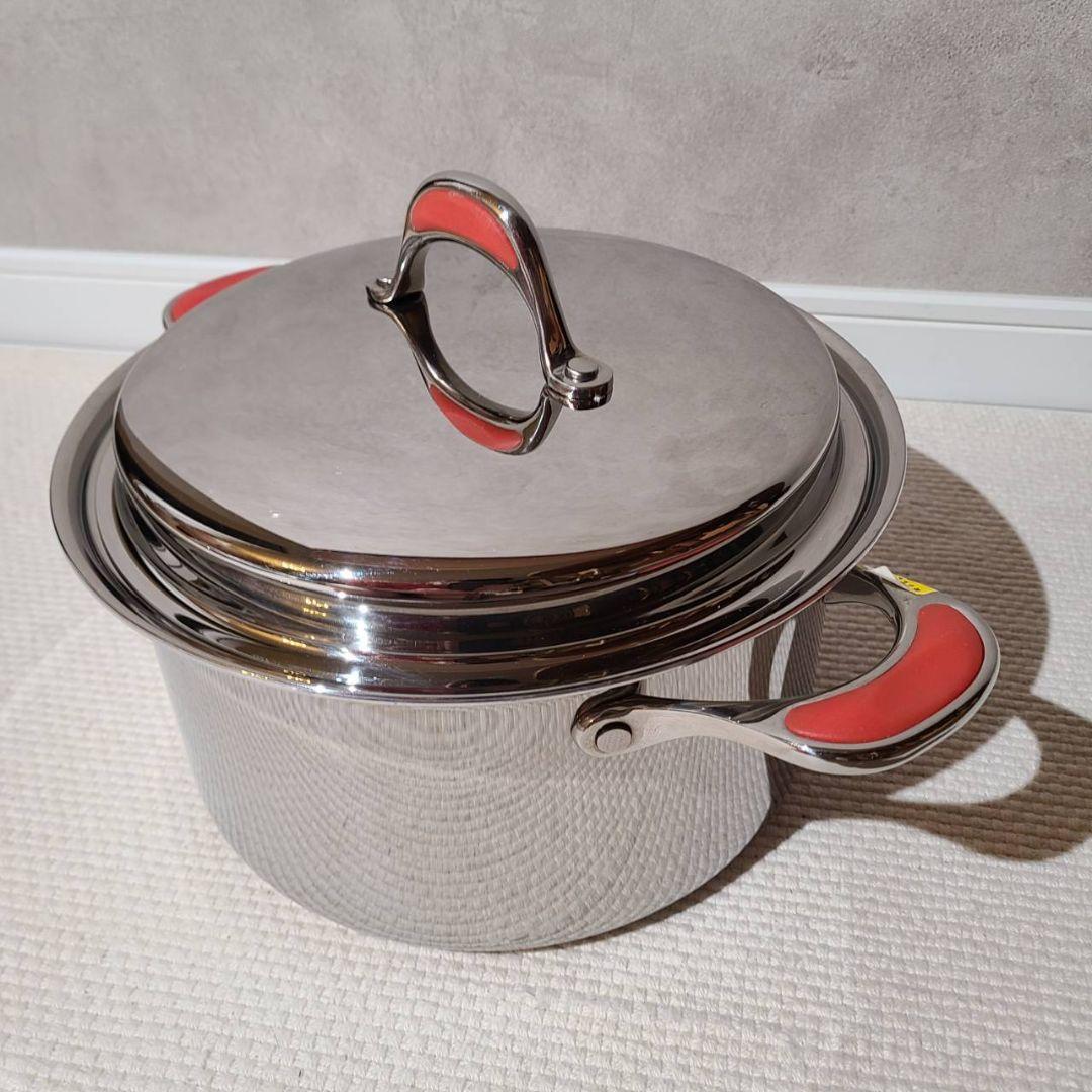 ビタクラフト　フロリダ　両手鍋　24cm　4L　No,5879　オレンジ