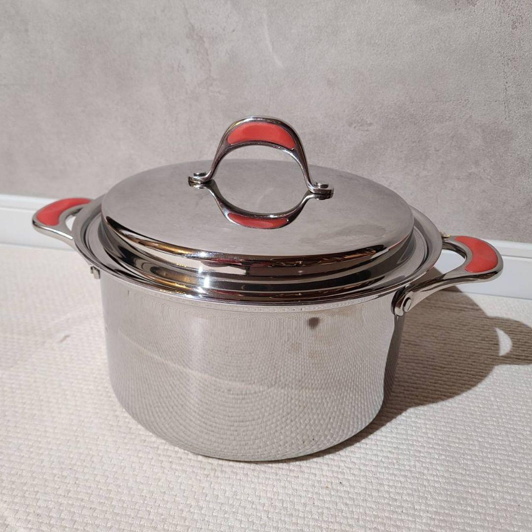 ビタクラフト　フロリダ　両手鍋　24cm　4L　No,5879　オレンジ