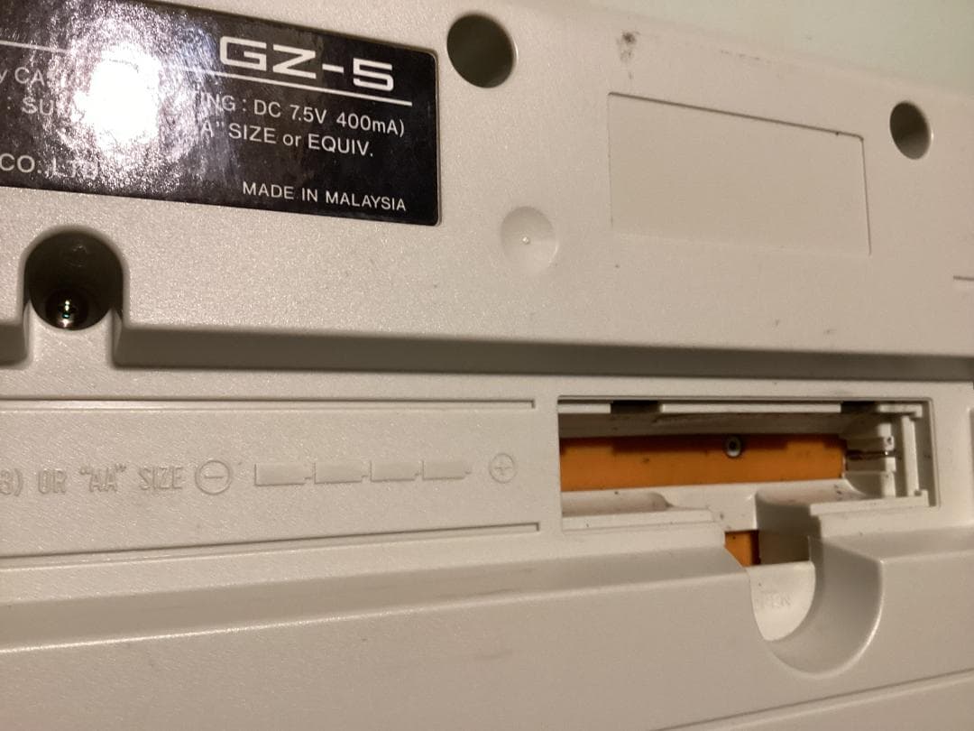 CASIO GZ-5 キーボード