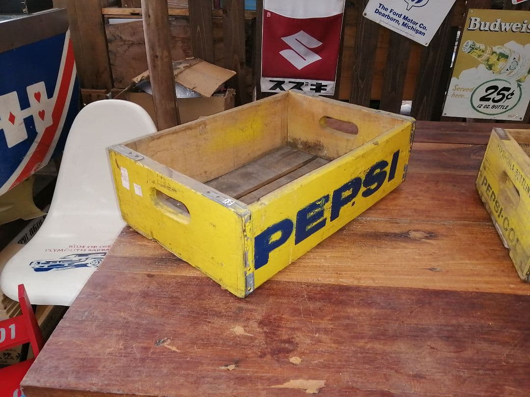 ペプシコーラ木箱