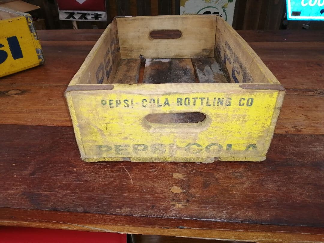 ペプシコーラ木箱