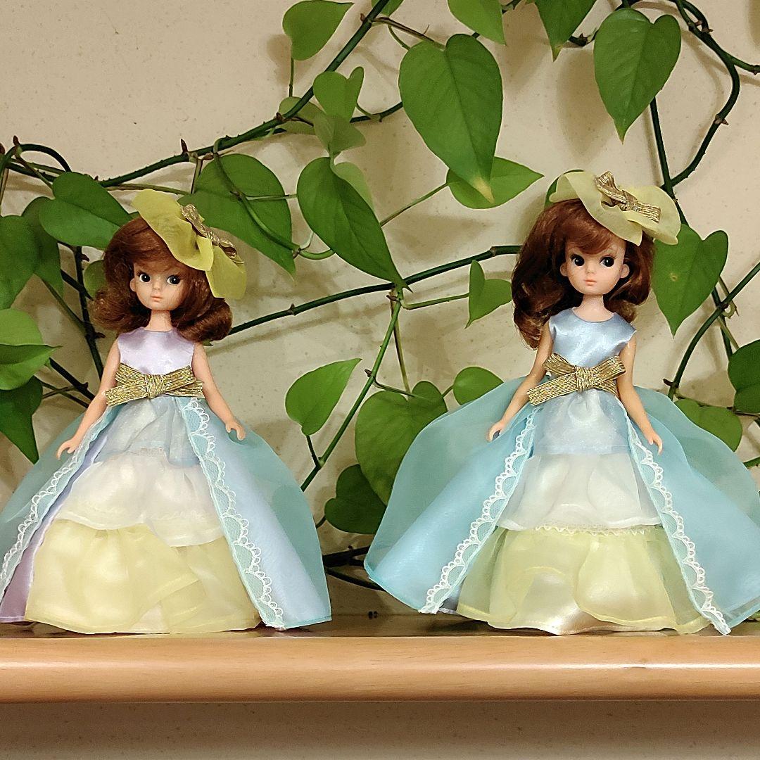 ご確認用 初代リカちゃんロングドレス(ハンドメイド)