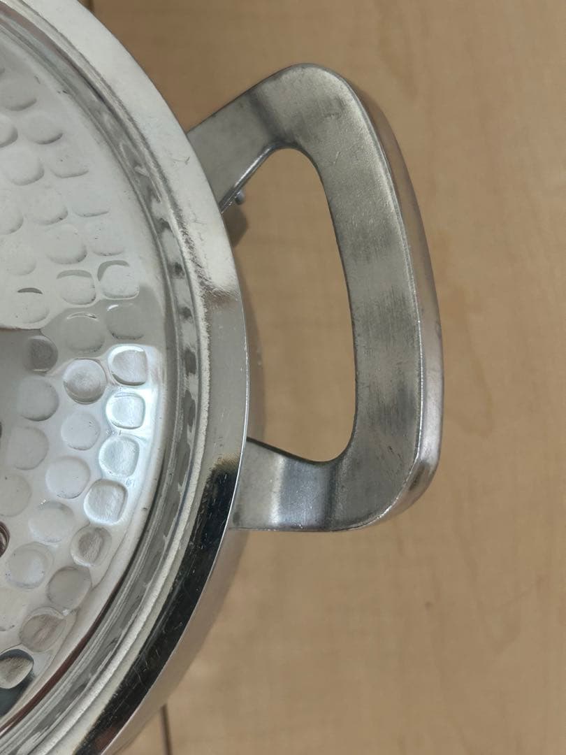 高級打出鍋　島本製作所　エスエスのダイヤモンド鍋