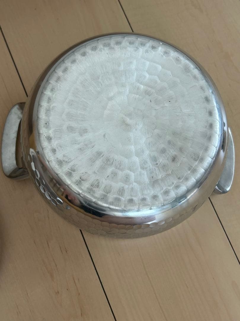 高級打出鍋　島本製作所　エスエスのダイヤモンド鍋