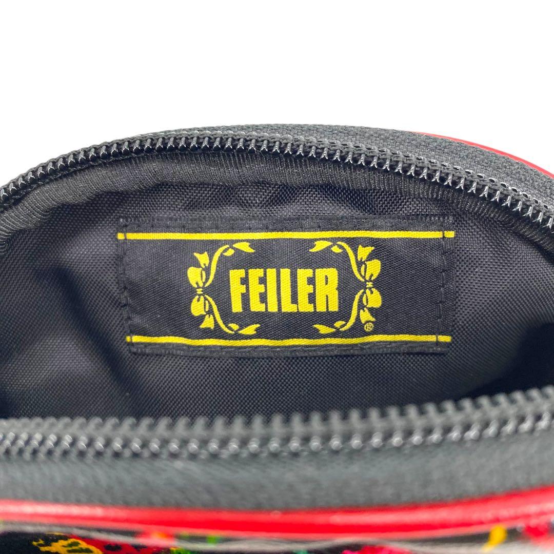 【未使用級】フェイラー スマホショルダー 斜め掛け ハイジ ポーチ ブラック