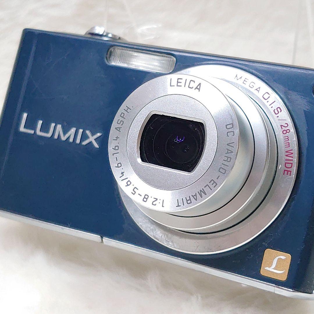 ✨動作品✨Panasonic LUMIX DMC-FX33 ブルー ネイビー