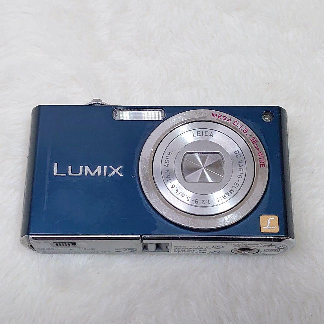 ✨動作品✨Panasonic LUMIX DMC-FX33 ブルー ネイビー