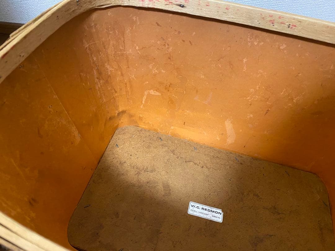 ピクニックバスケット アンティークバスケット　ヴィンテージ