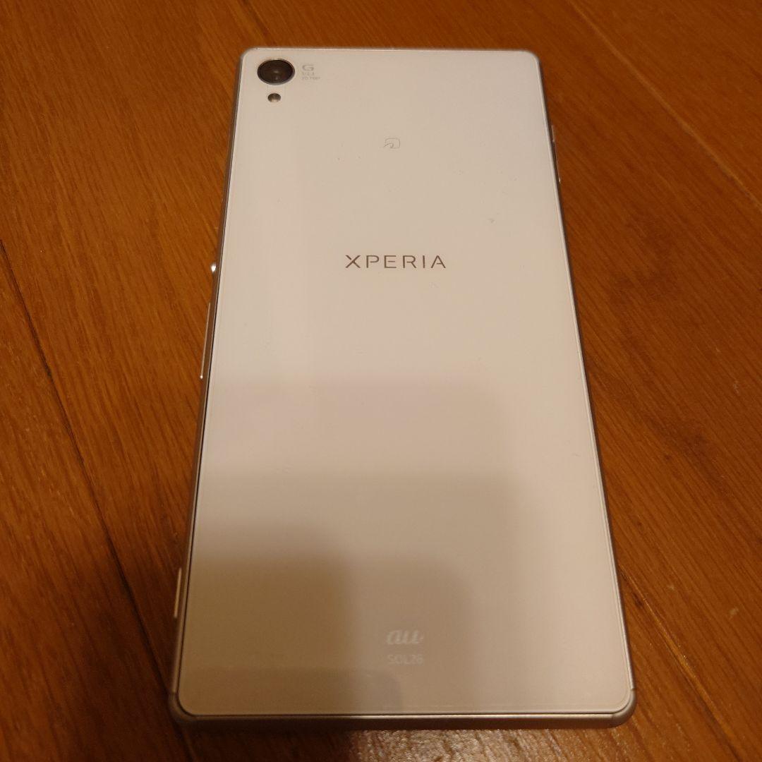 SONY Xperia Z3 ホワイト au 本体 スマホ