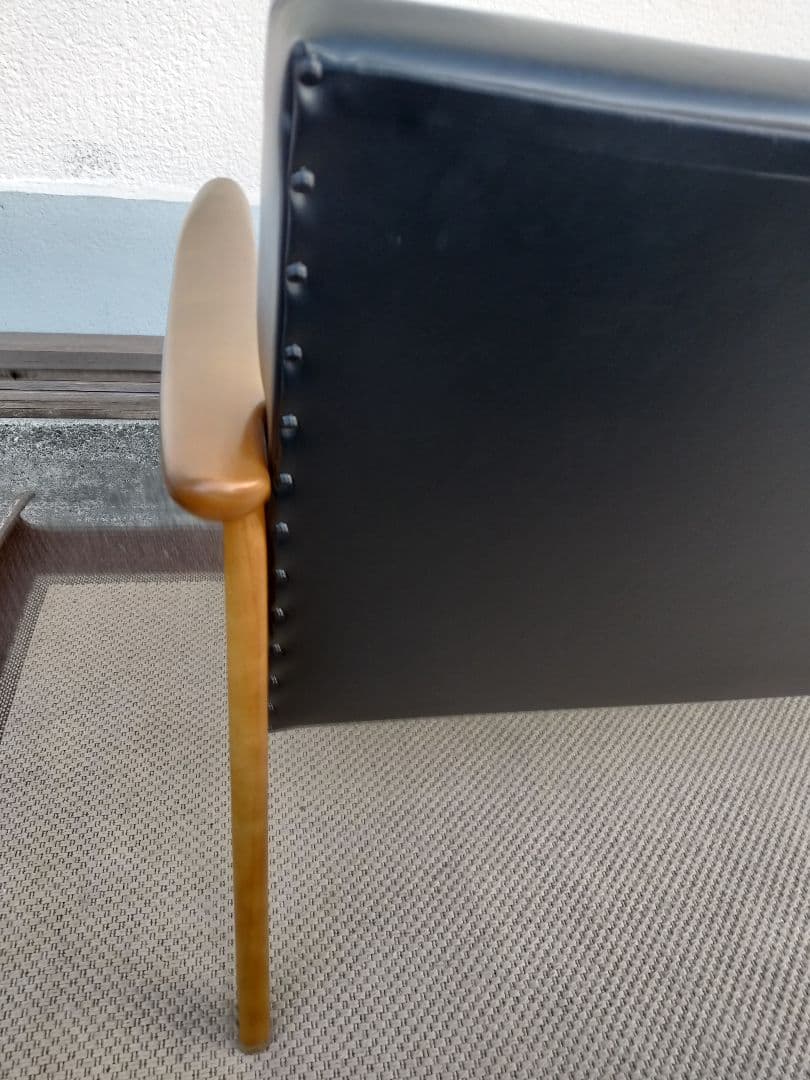 カリモク60 Kチェア 2シーター スタンダード ブラック