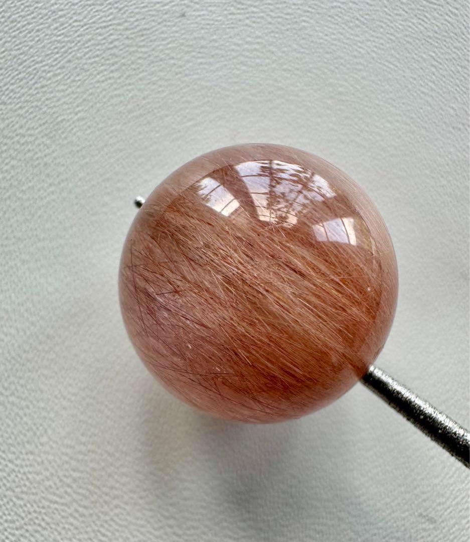 【粒売り】① ②お纏め ピンク ホワイトモカ バイカラー サゲニティッククォーツ