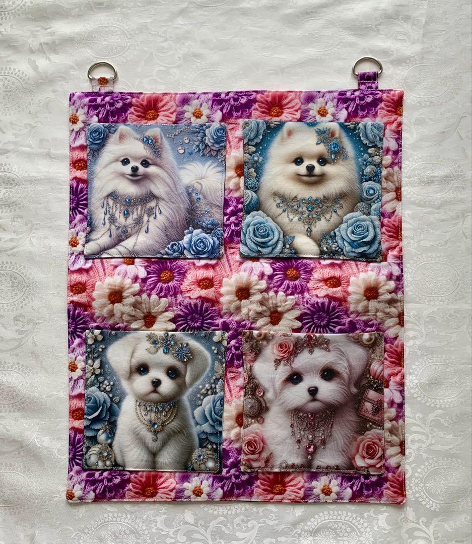 じゅんじゅん　わんこ　トートバッグ　小物入れ