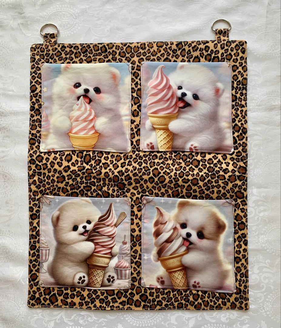 じゅんじゅん　わんこ　トートバッグ　小物入れ