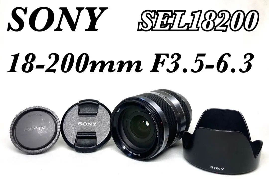 美品 SONY SEL18200 E 18-200mm F3.5-6.3 OSS