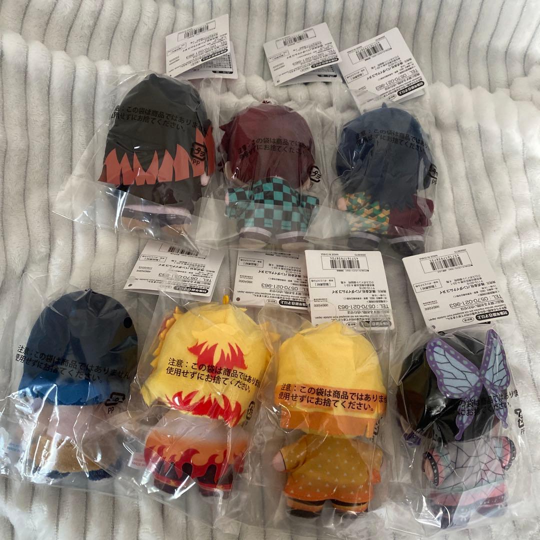 7個セット！鬼滅の刃　ぷりぬいたっちどりーむ　みに