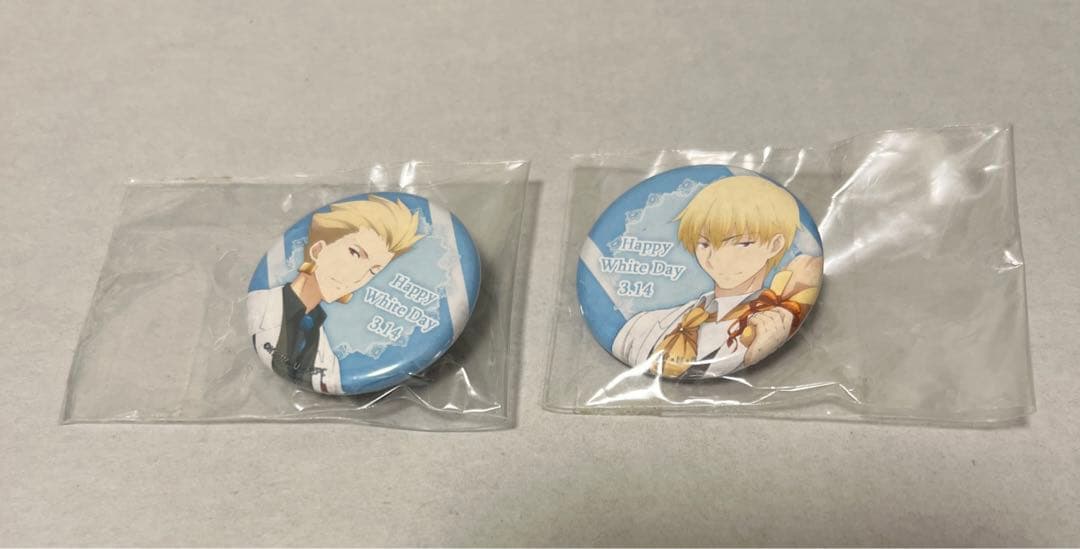 Fate ufotable ギルガメッシュ　ホワイトデー　缶バッジ