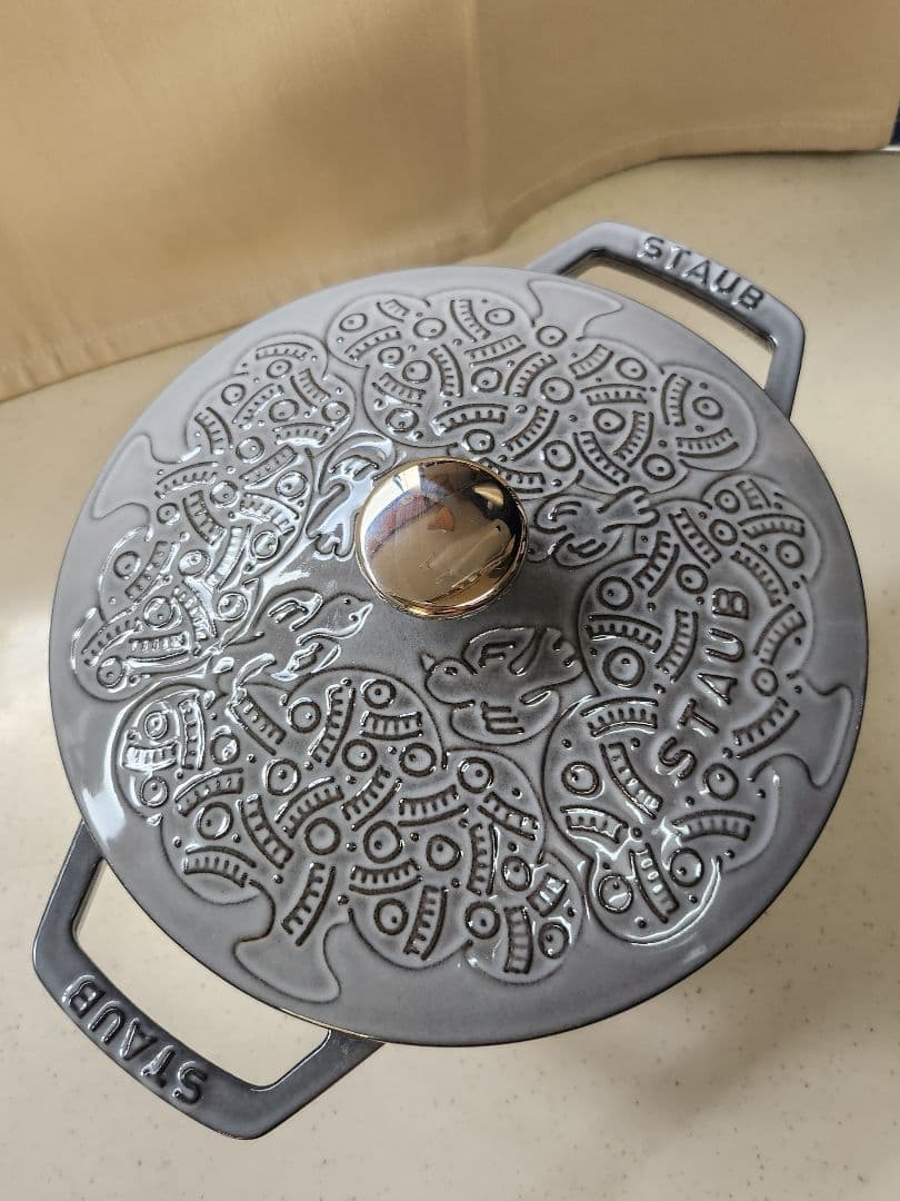 STAUB フォレストココットラウンド　グレー20cm