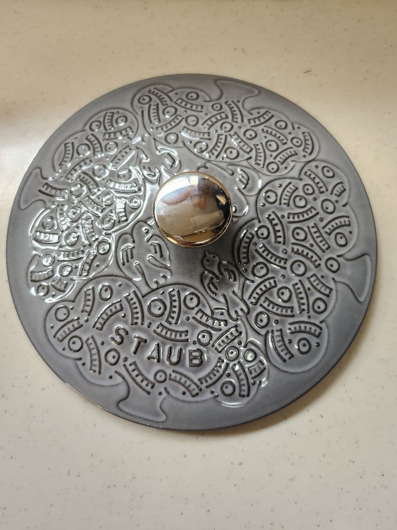 STAUB フォレストココットラウンド　グレー20cm