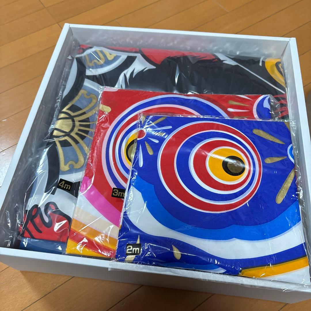 4m 40号　6点セット　金太郎　鯉幟　庭園用　庭用　スタンダード　屋外用　外用