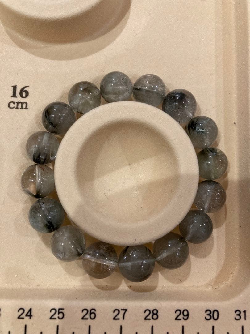 処分価格！大特価赤字！高品質プラチナルチルクォーツ12ミリ