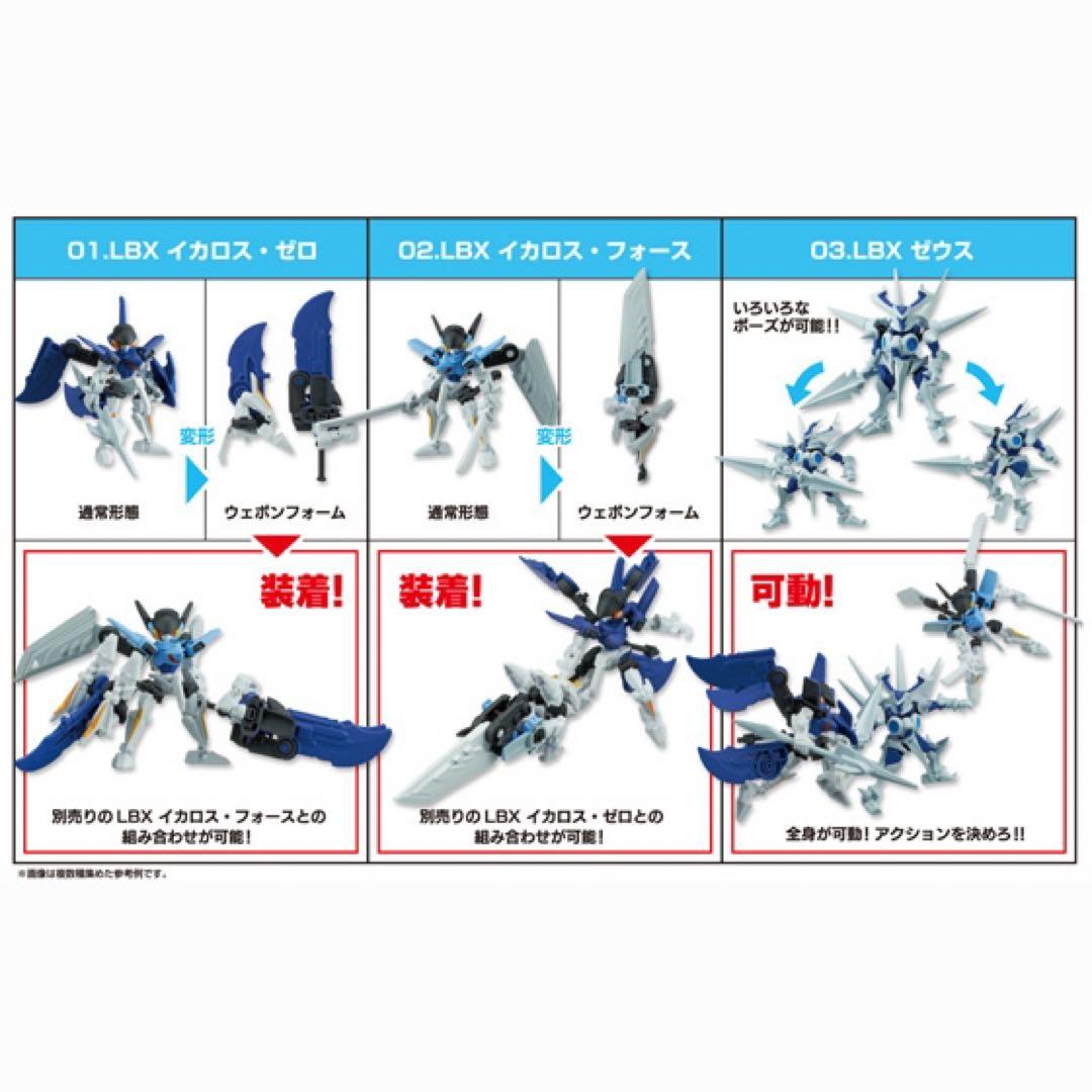 【ダンボール戦機】アタックアクション LBX フィギュア 3体セット